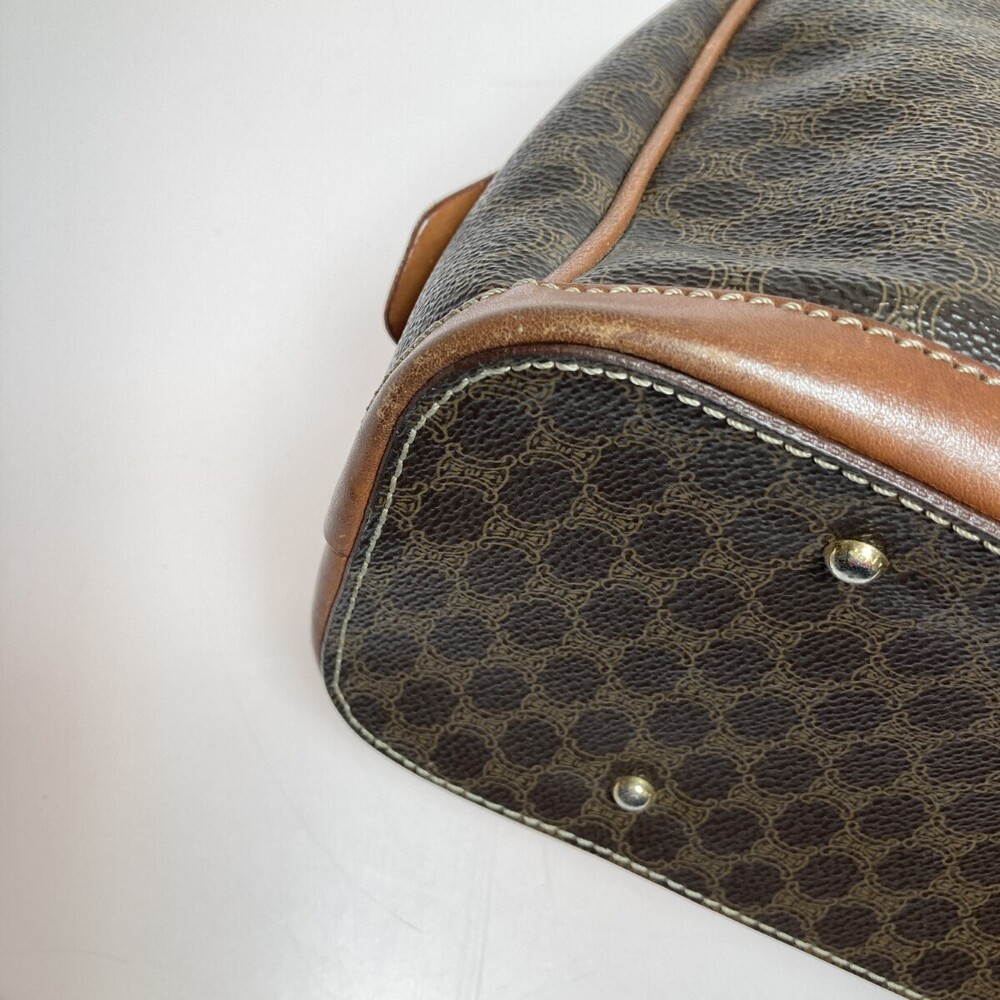 Celine Macadam Half Moon Handbag Brown markings - Picture 5 of 10